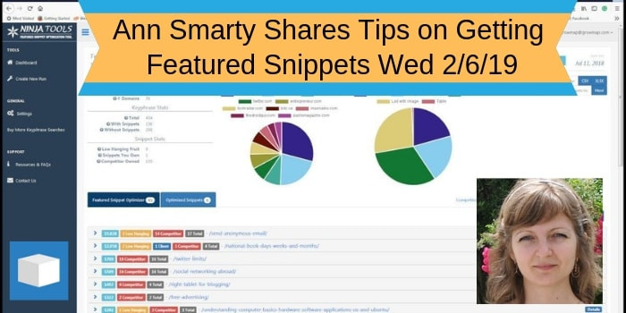 Ann Smarty Shares Tips on Getting Featured Snippets