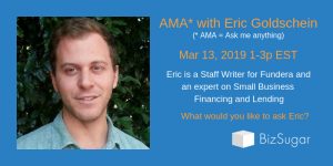 AMA Eric Goldschein Mar 13