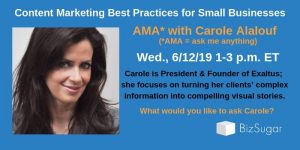 Content Marekting Best Practices for Small Business: AMA with Carole Alalouf