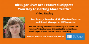 Are Featured Snippets Your Key to Getting More Traffic VIDEO REPLAY