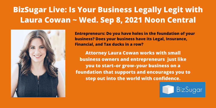 Is Your Business Legally Legit with Laura Cowan