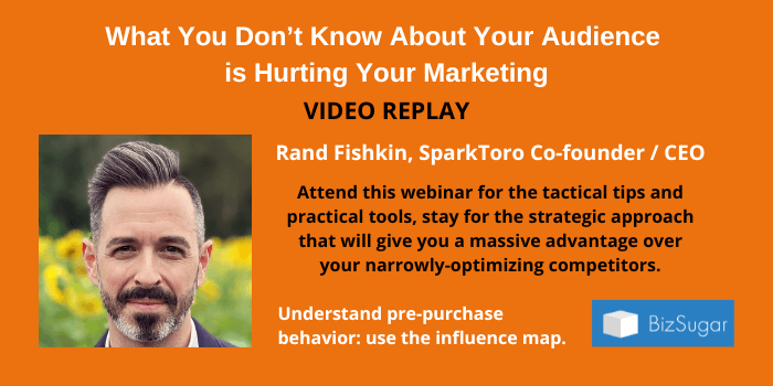 What You Don’t Know About Your Audience is Hurting Your Marketing with Rand Fishkin VIDEO REPLAY