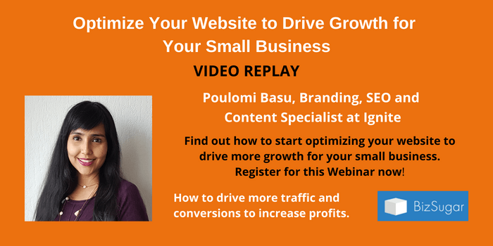 Optimera din webbplats för att skapa tillväxt för ditt småföretag