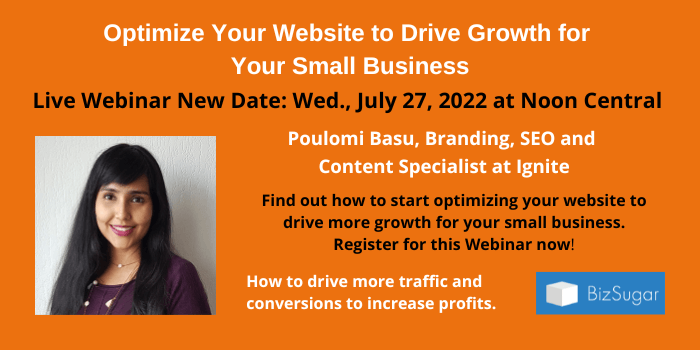 Optimize Your Website to Drive Growth for Your Small Business