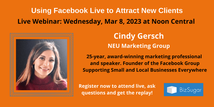 Using Facebook Live to Attract New Clients with Cindy Gersch